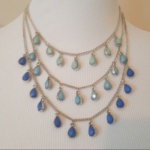 Premier Jewelry layered blue necklace